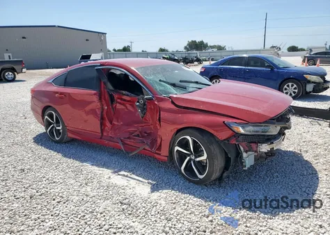 2021 Honda Accord Sport из США, поврежденный, VIN 1HGCV1F37MA081893